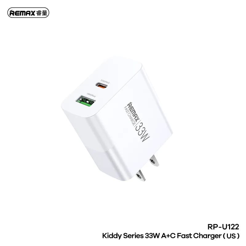 REMAX Kiddy Series 33W A+C Fast Charger (RP-U122)