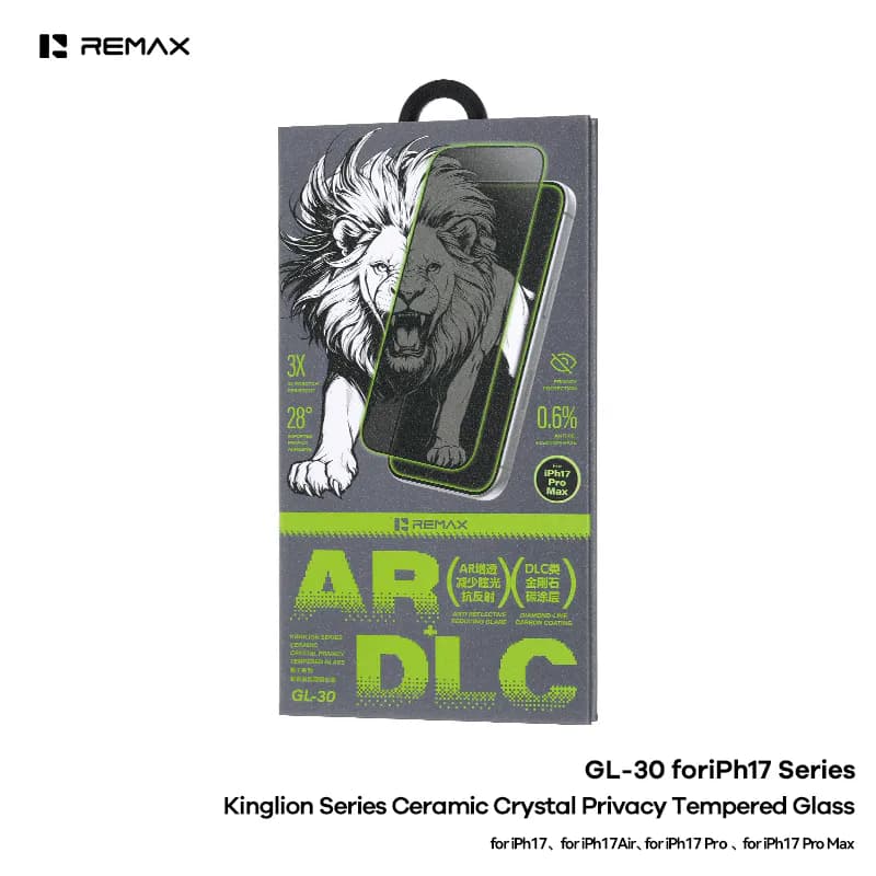REMAX Kinglion Series Ceramic Crystal Privacy Tempered Glass (GL-30)