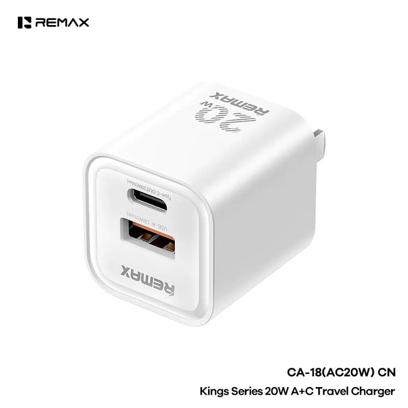 REMAX Kings 20W A+C Charger (CA-18(AC20W))