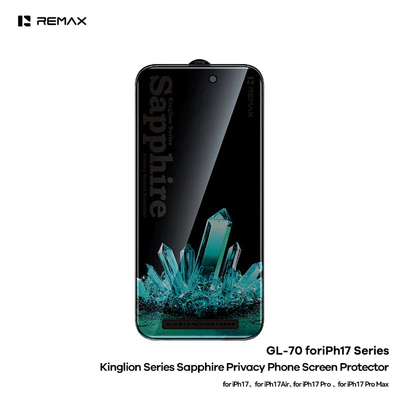 REMAX Kinglion Series Natural Antibacterial and Anti-blue Sapphire Privacy Phone Screen Protector (GL-70)