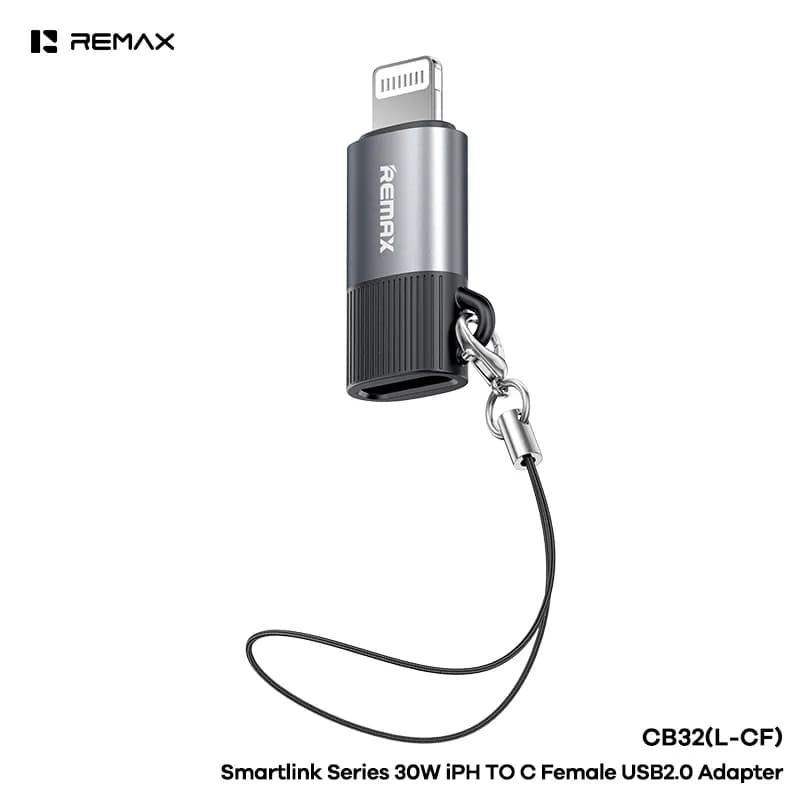 REMAX Smartlink Series 30W iPH TO C Female USB2.0 Adapter (CB32 (L-CF))