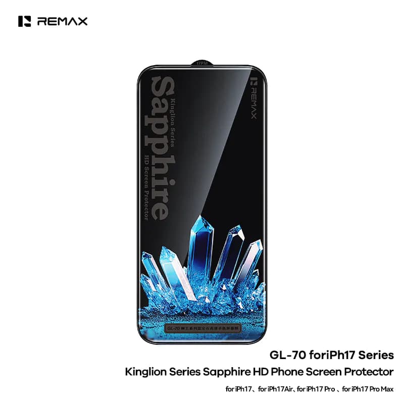 REMAX Kinglion Series Natural Antibacterial and Anti-blue light Sapphire HD Phone Screen Protector (GL-70)