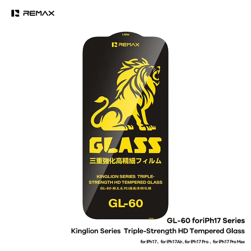 REMAX Kinglion Series Triple-Strength HD Tempered Glass (GL-60)