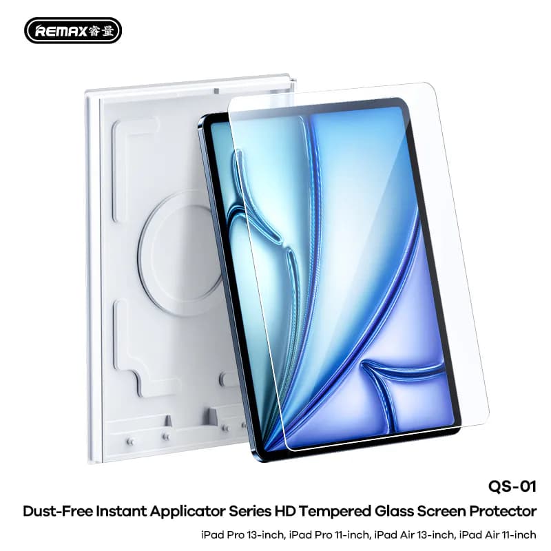 REMAX Dust-Free Instant Applicator Series HD Tempered Glass for iPad (QS-01)