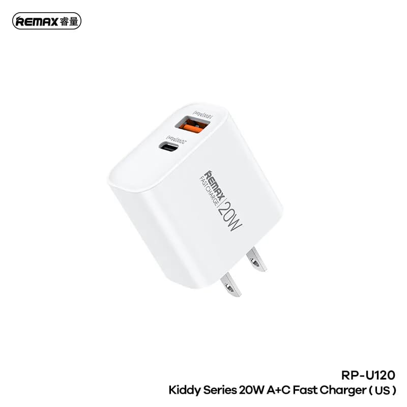 REMAX Kiddy Series 20W A+C Fast Charger (RP-U120)