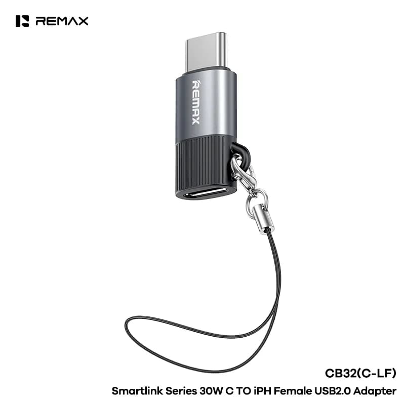 REMAX Smartlink Series 30W C TO iPH Female USB2.0 Adapter (CB32 (C-LF))